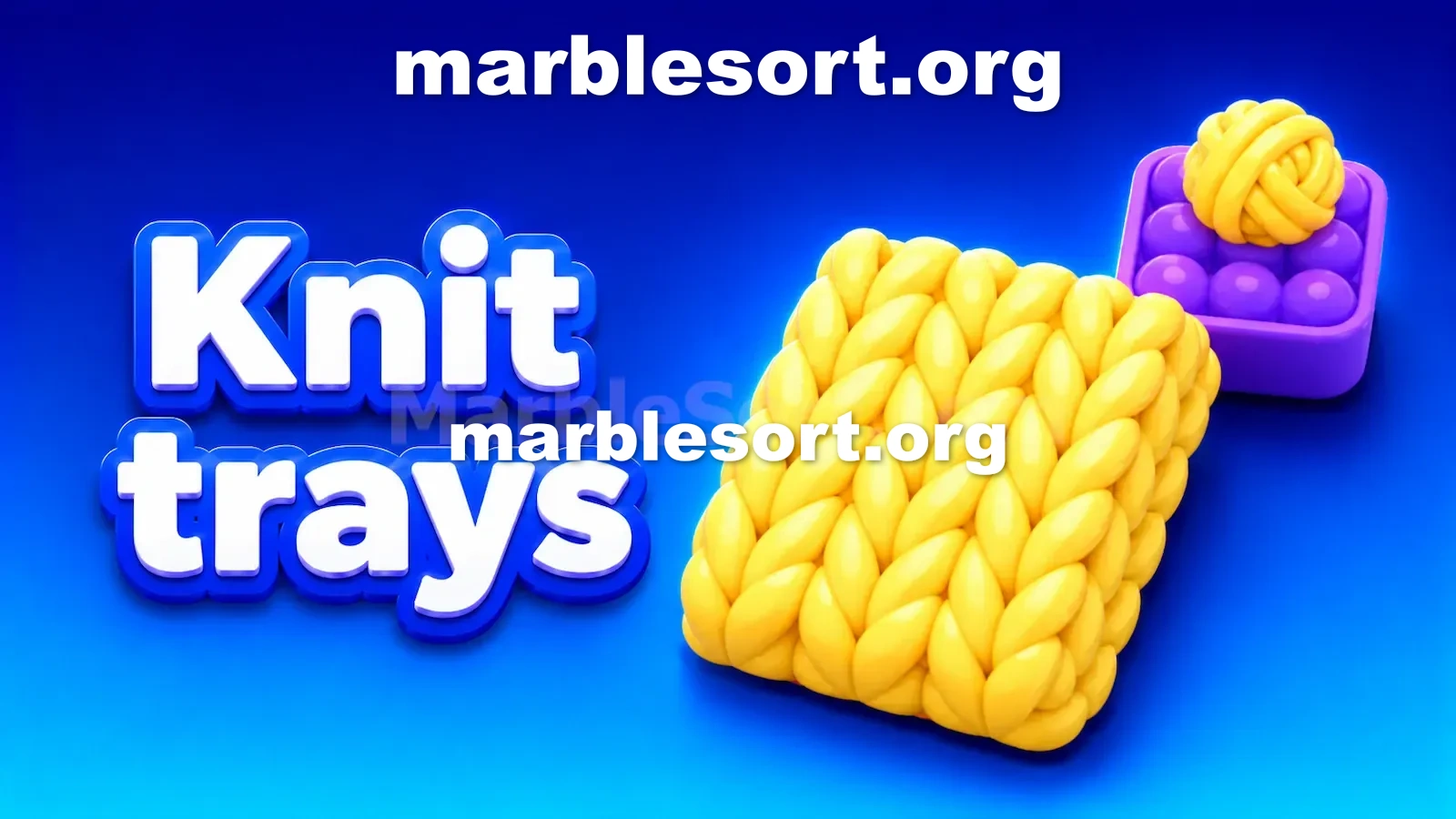 Marble Sort Knit Trays gameplay screenshot