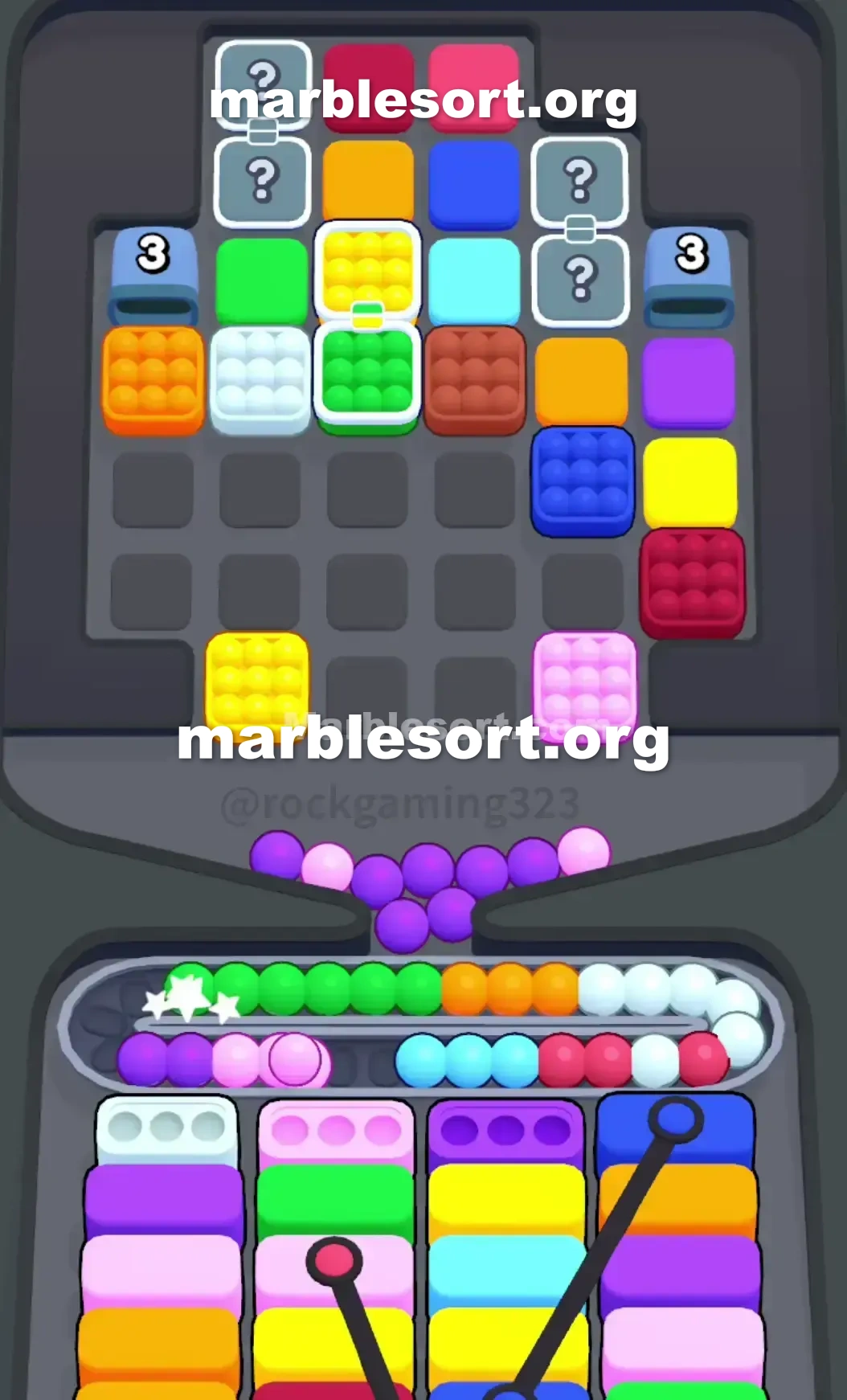 Marble Sort Level 100 screenshot 2