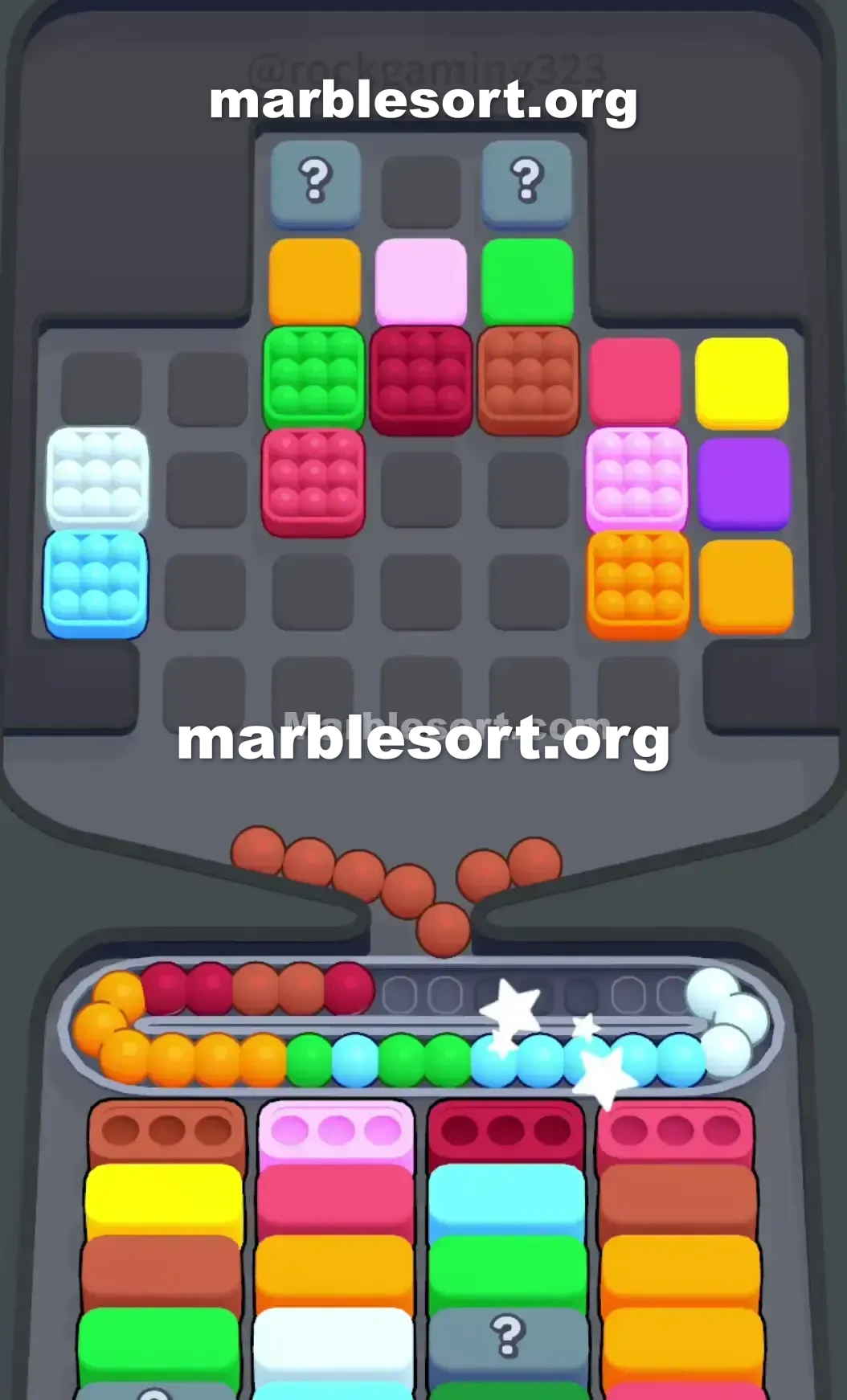 Marble Sort Level 104 screenshot 3