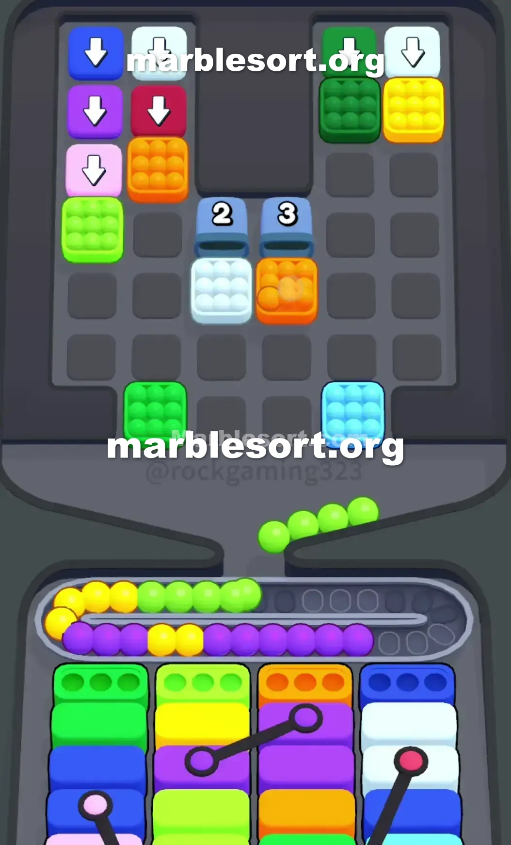 Marble Sort Level 114 screenshot 2