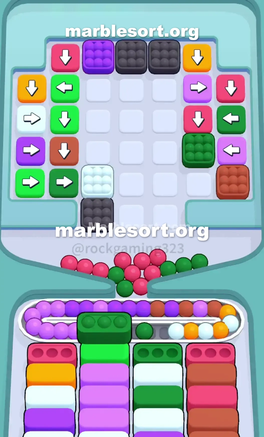 Marble Sort Level 119 screenshot 2