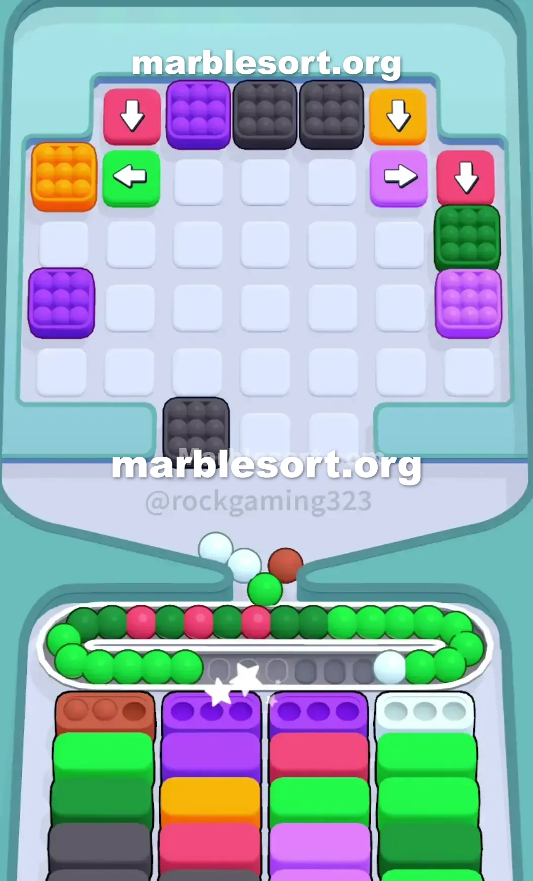 Marble Sort Level 119 screenshot 3