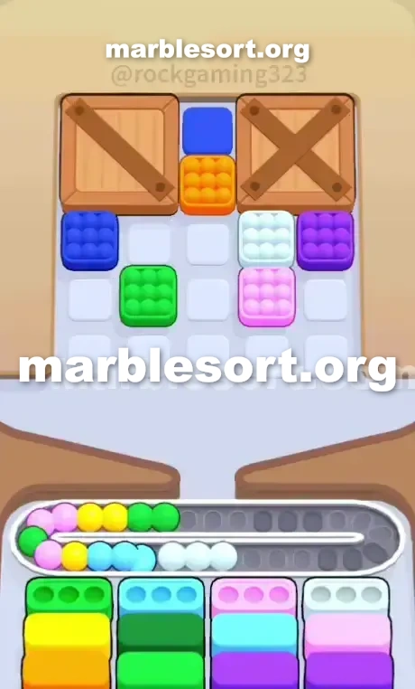 Marble Sort Level 123 screenshot 2