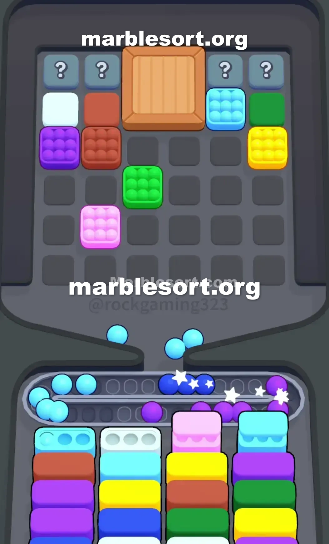 Marble Sort Level 124 screenshot 3