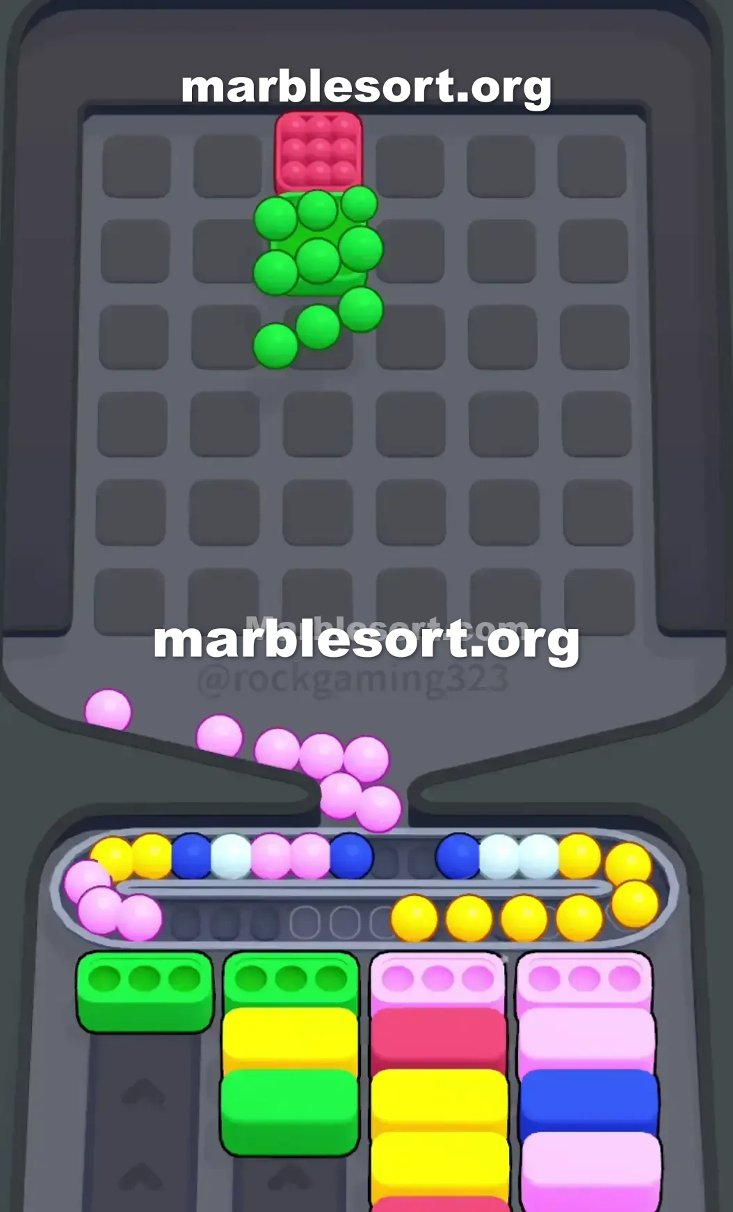 Marble Sort Level 124 screenshot 4