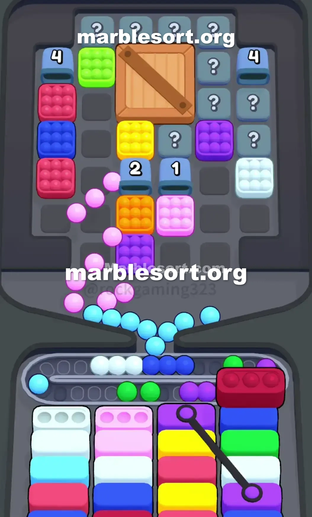 Marble Sort Level 127 screenshot 2