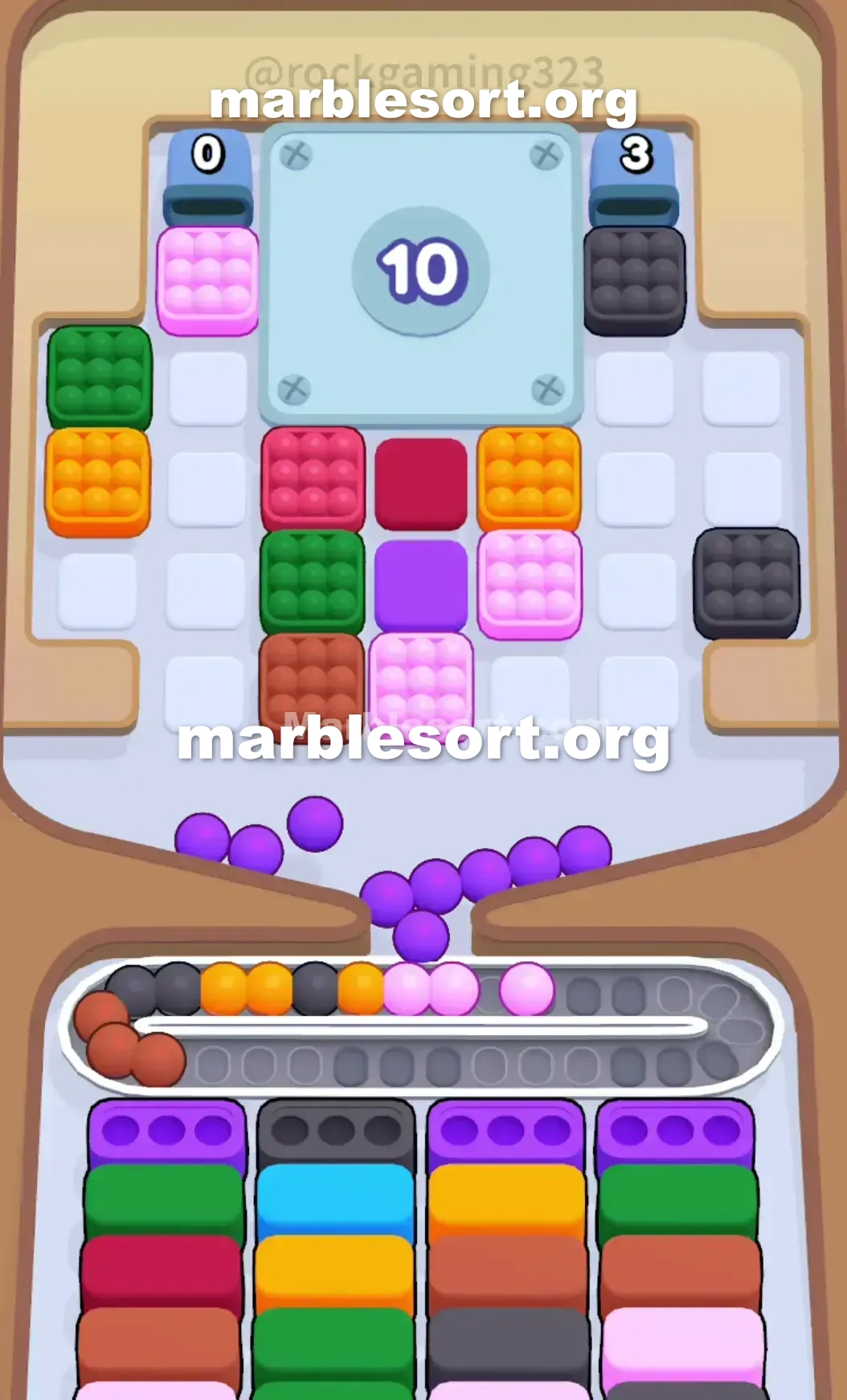 Marble Sort Level 128 screenshot 2