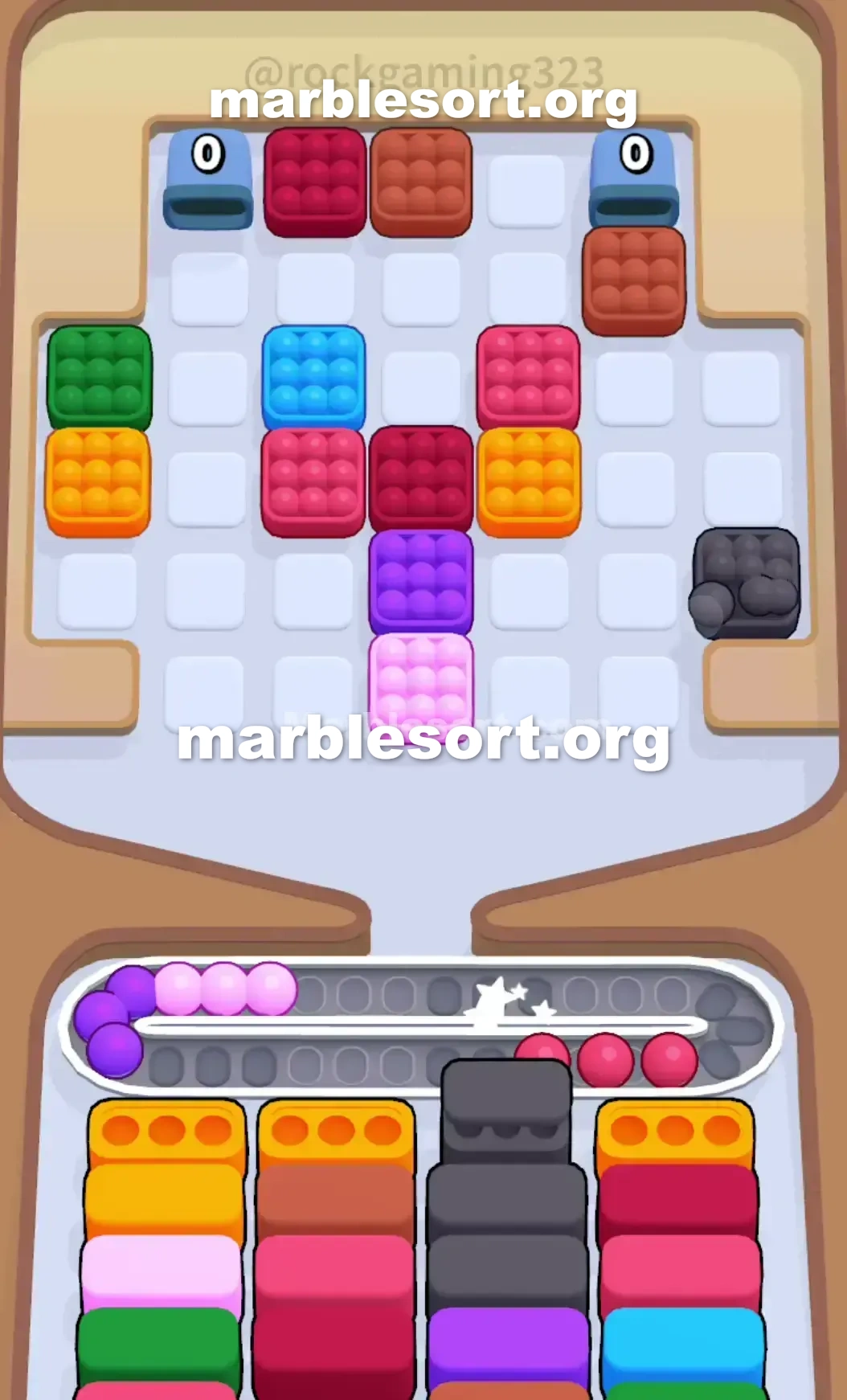 Marble Sort Level 128 screenshot 3