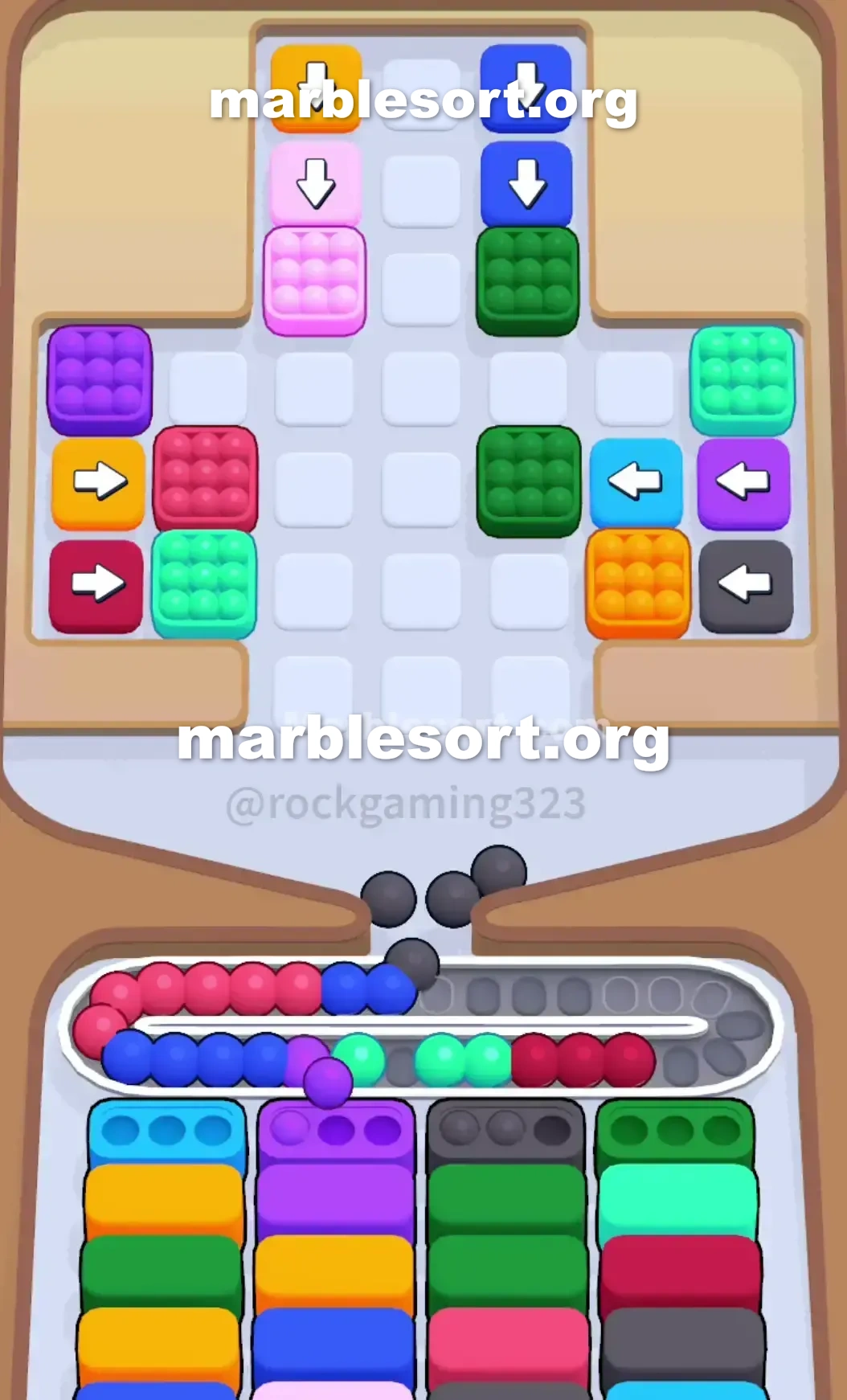 Marble Sort Level 129 screenshot 2
