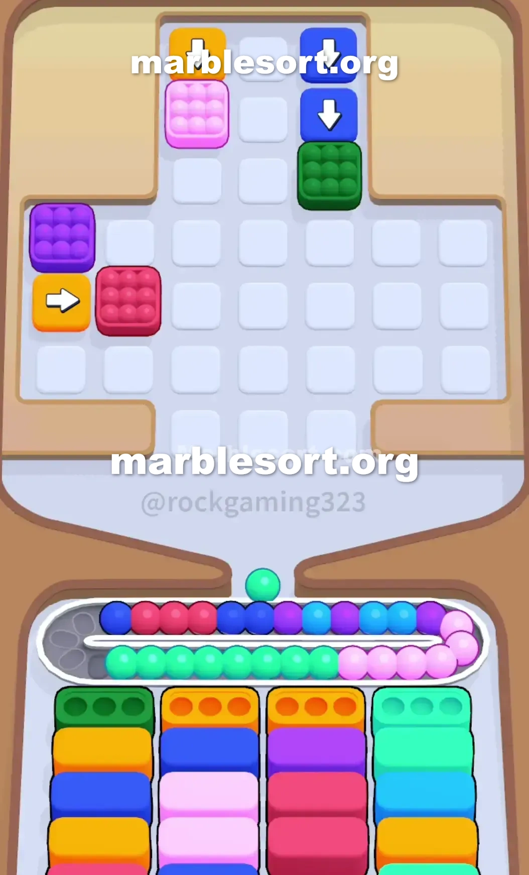 Marble Sort Level 129 screenshot 3