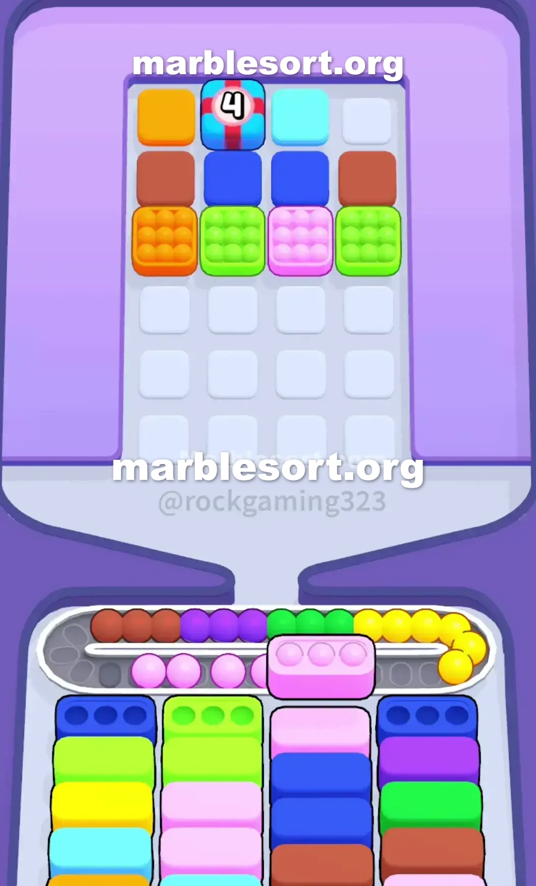 Marble Sort Level 133 screenshot 3