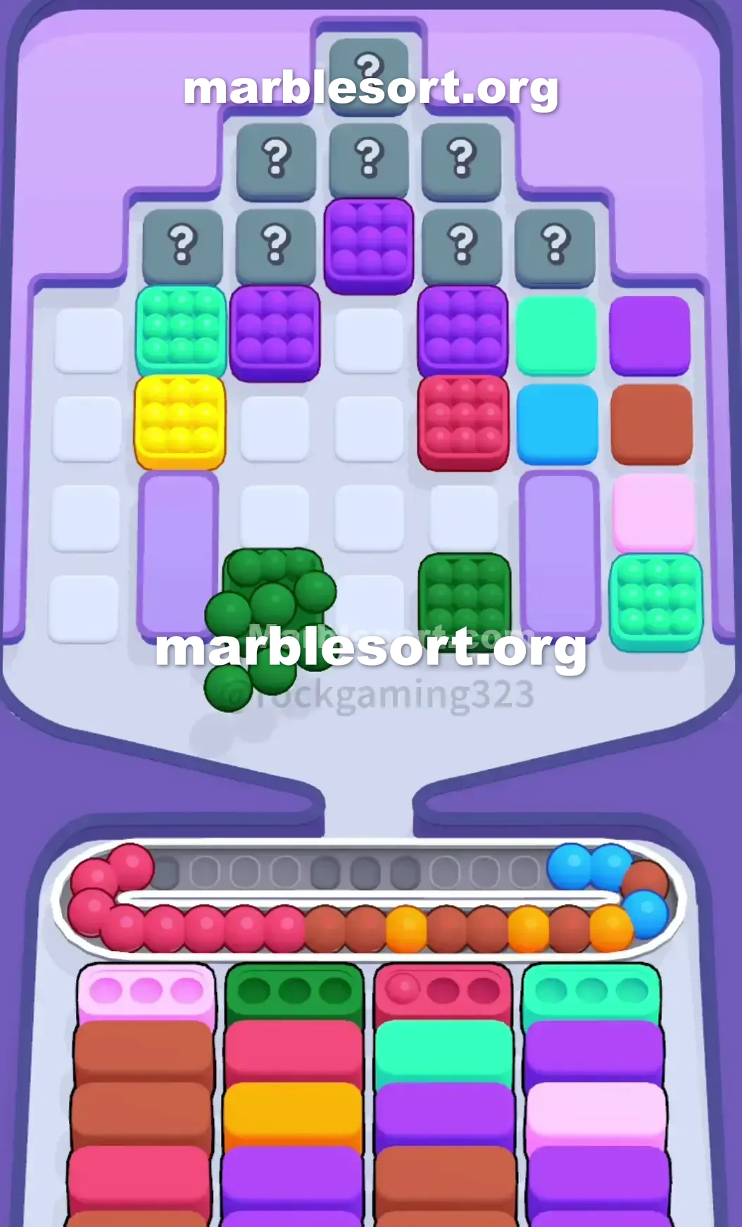 Marble Sort Level 135 screenshot 2