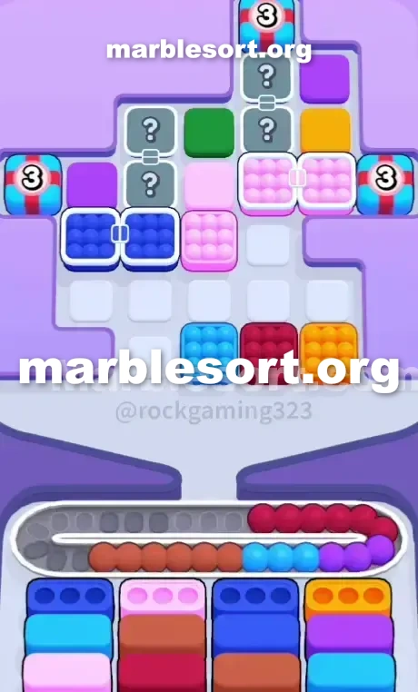 Marble Sort Level 136 screenshot 2