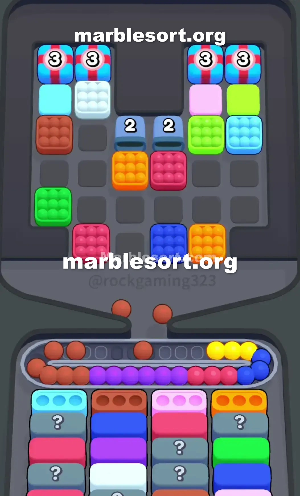Marble Sort Level 137 screenshot 2
