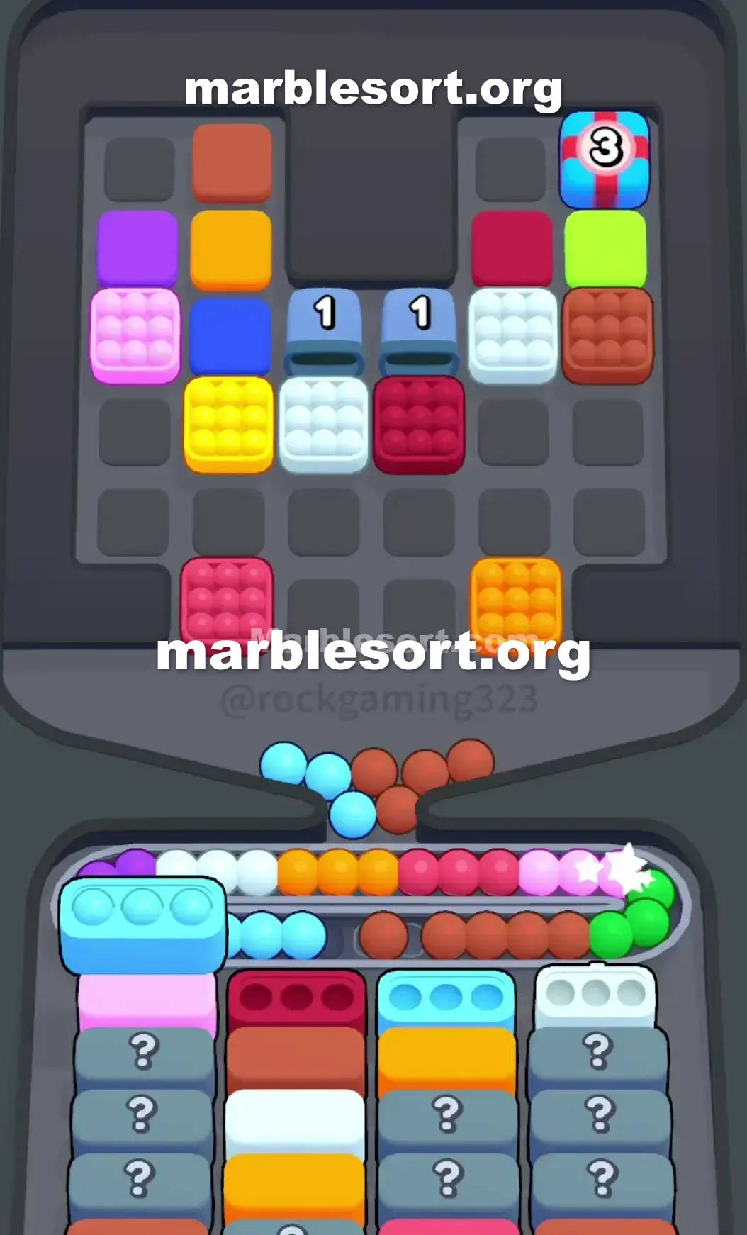 Marble Sort Level 137 screenshot 3