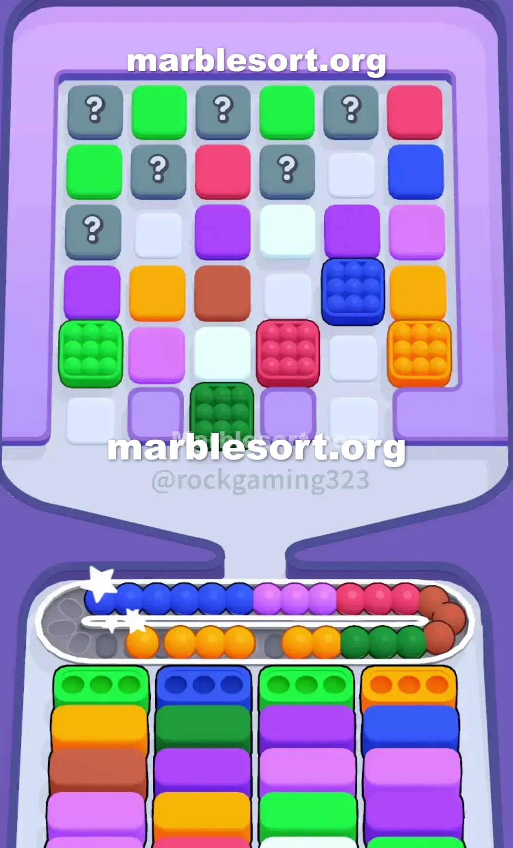 Marble Sort Level 138 screenshot 2
