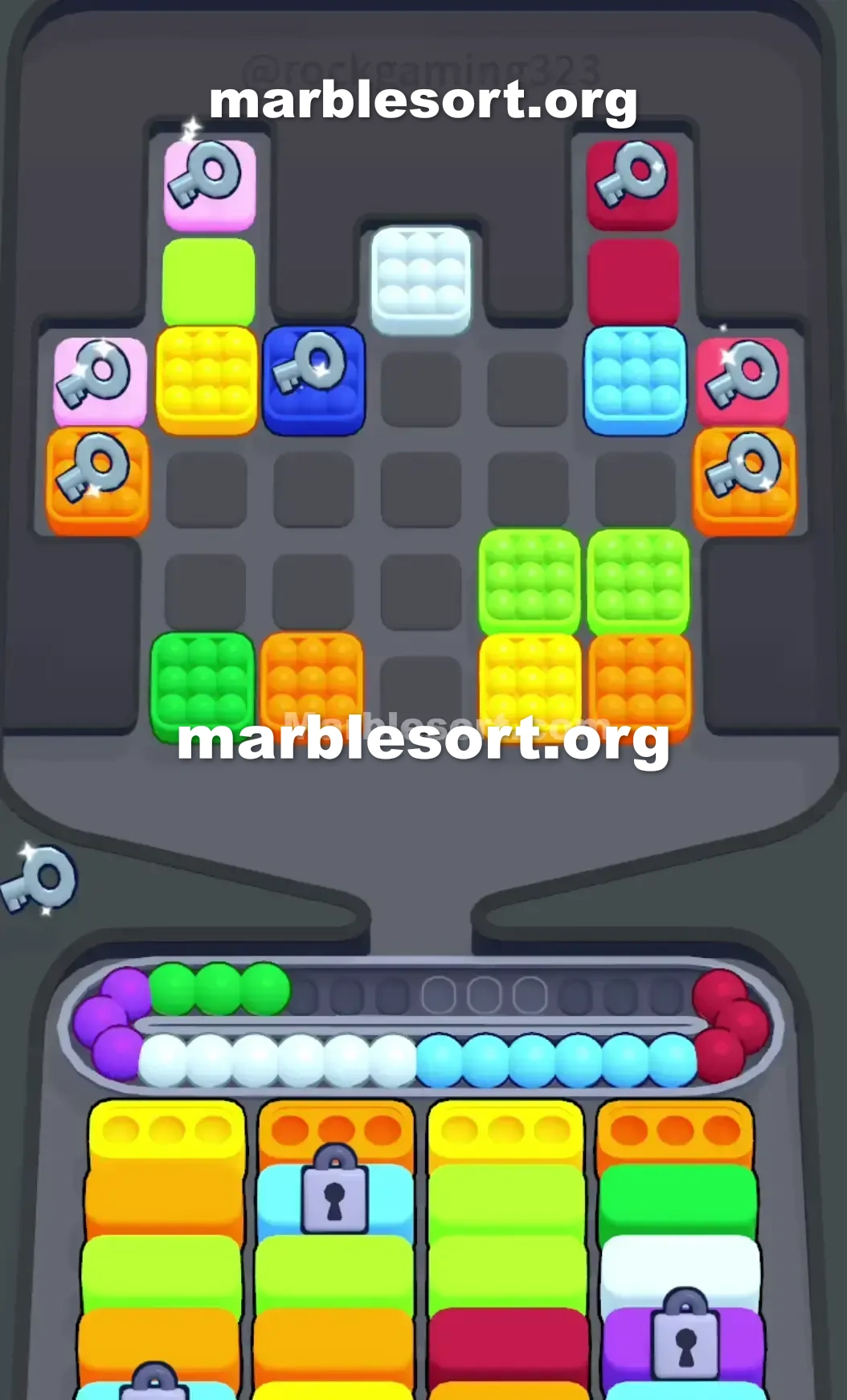 Marble Sort Level 144 screenshot 2