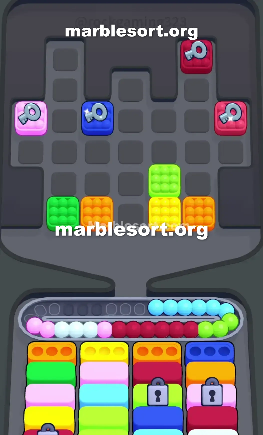Marble Sort Level 144 screenshot 3
