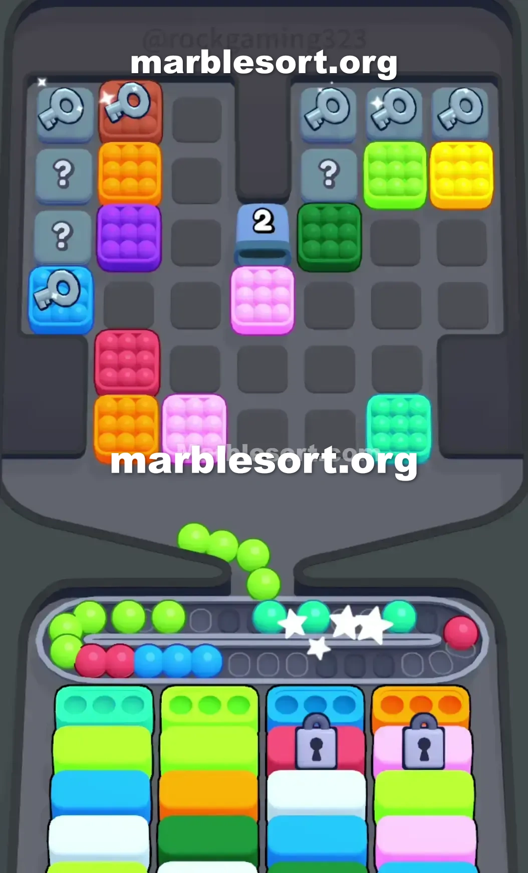 Marble Sort Level 147 screenshot 2