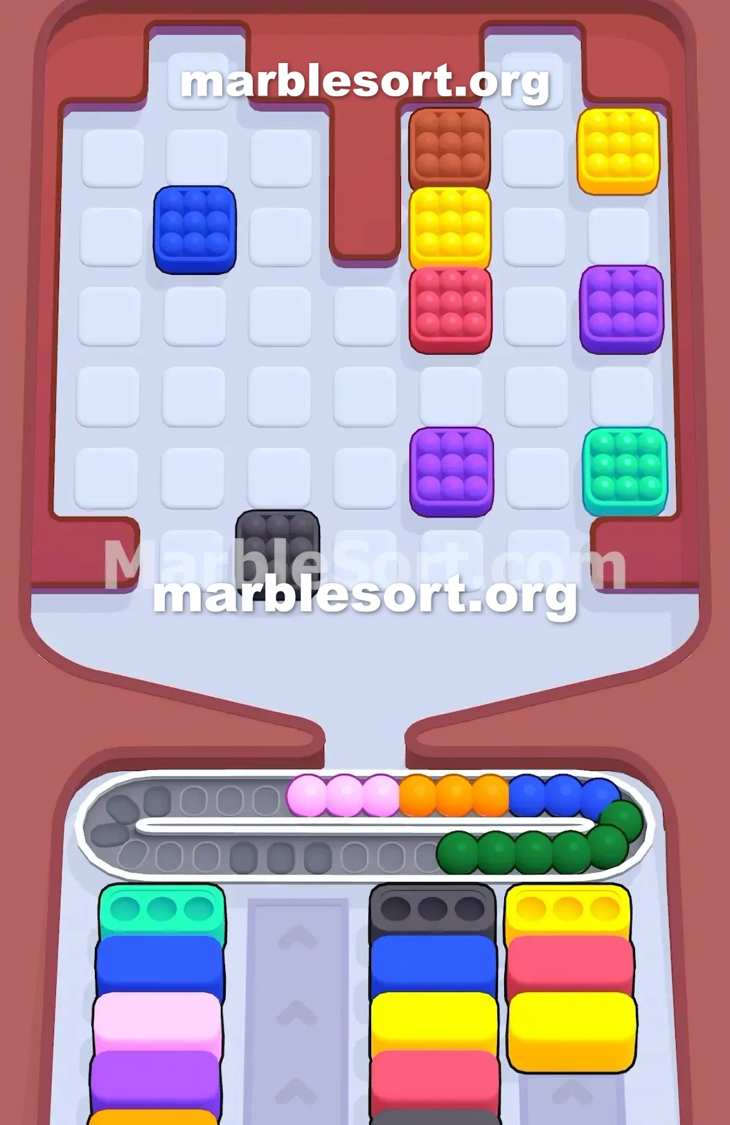 Marble Sort Level 153 screenshot 3