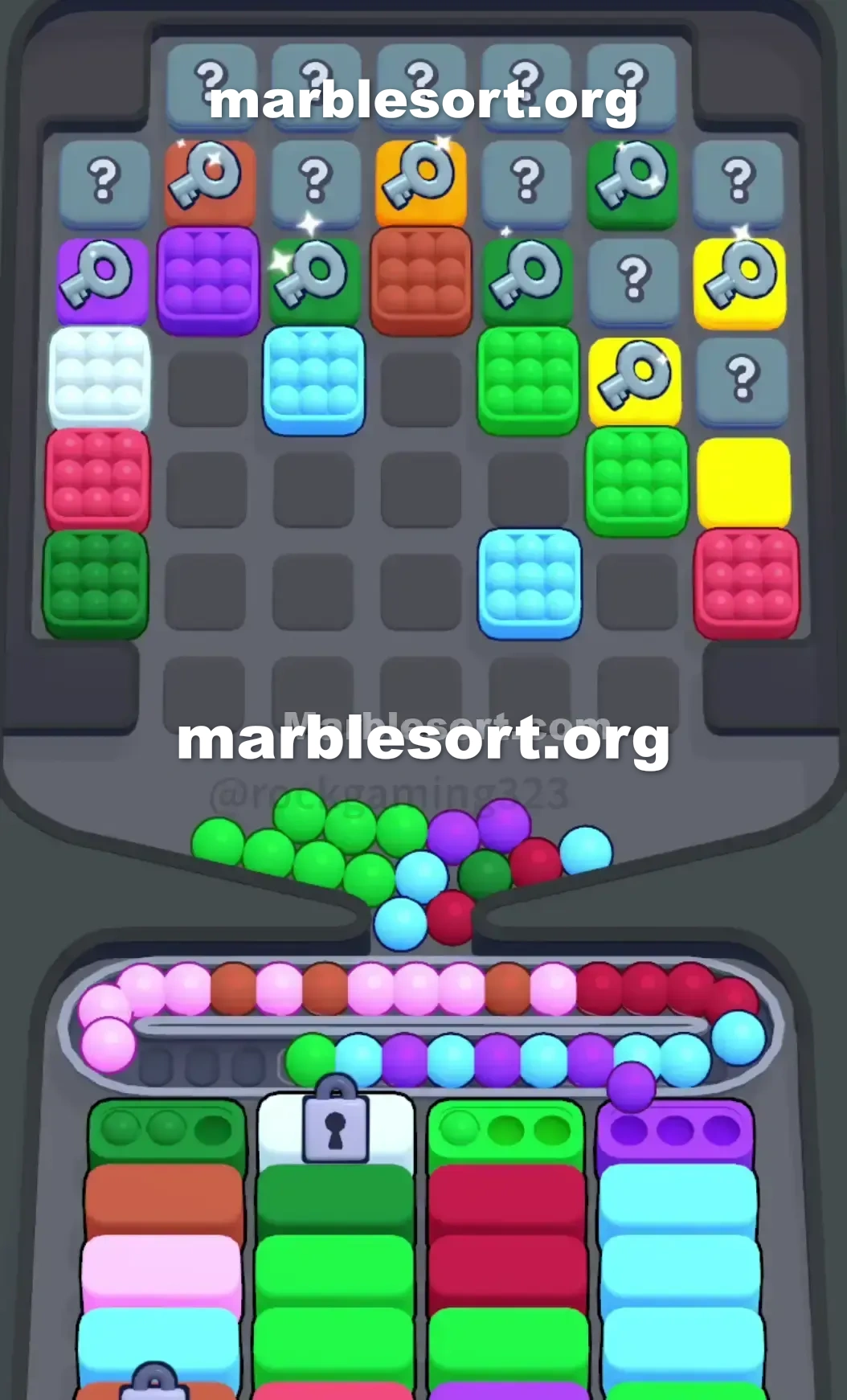 Marble Sort Level 154 screenshot 2