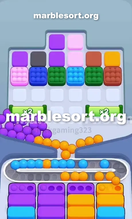 Marble Sort Level 155 screenshot 2