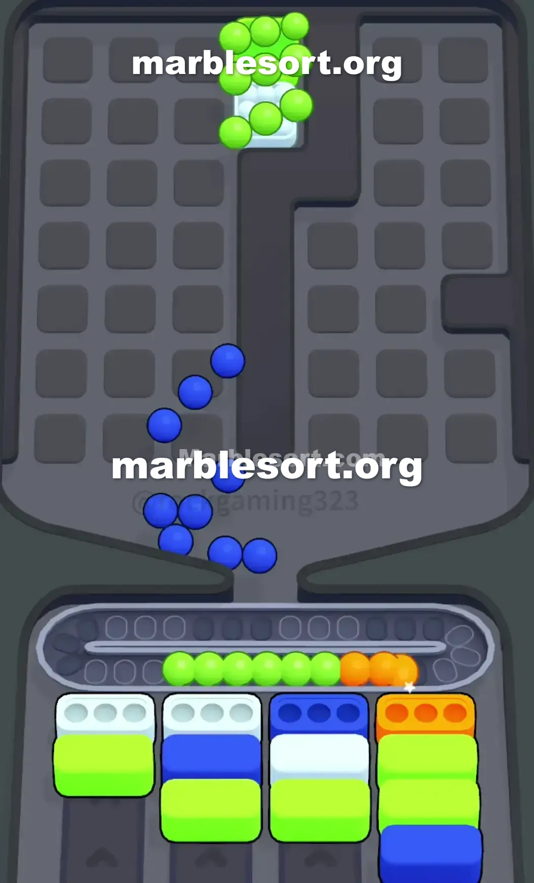 Marble Sort Level 157 screenshot 2