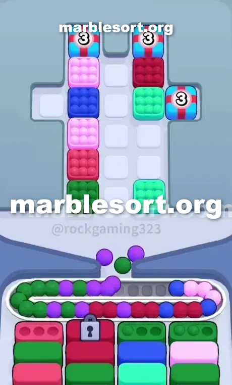 Marble Sort Level 158 screenshot 2