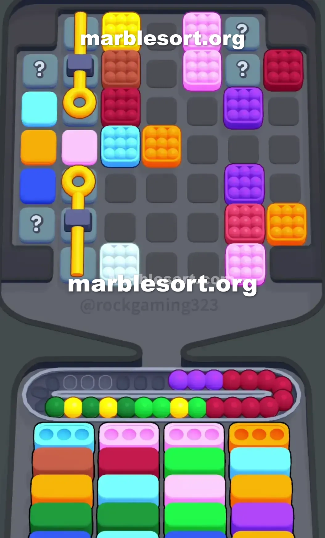 Marble Sort Level 167 screenshot 2