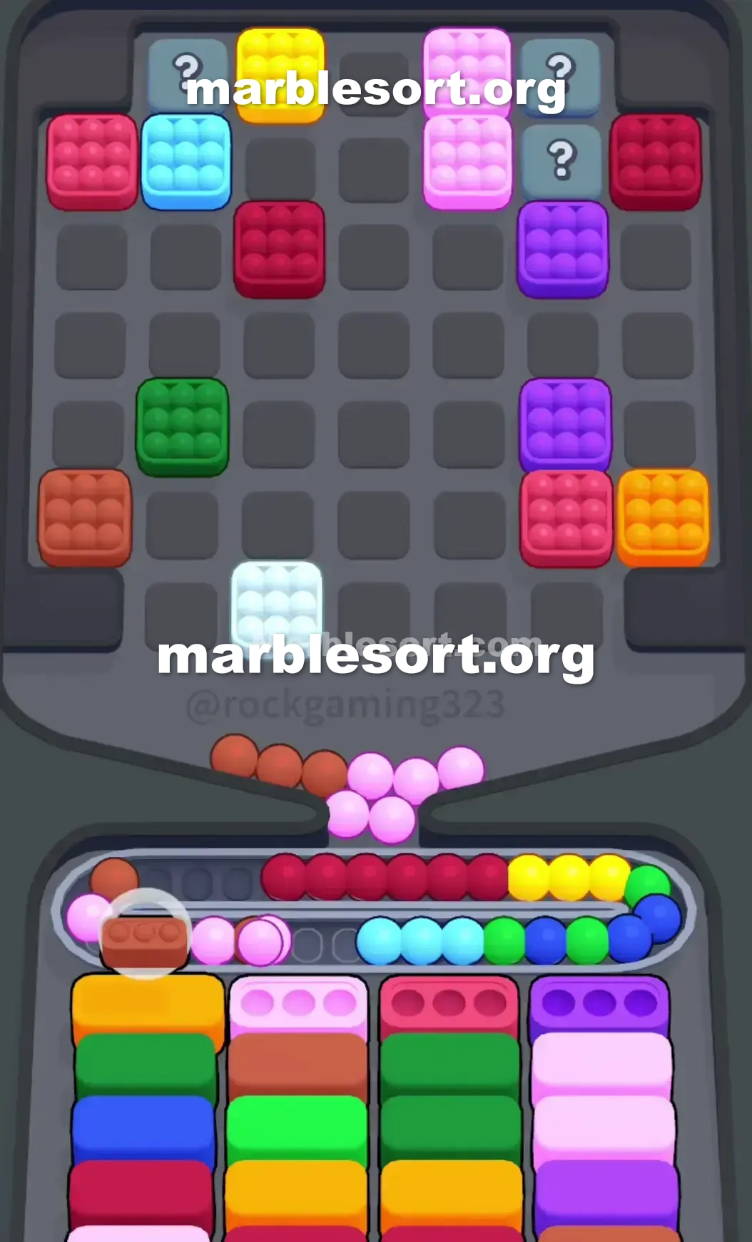Marble Sort Level 167 screenshot 3