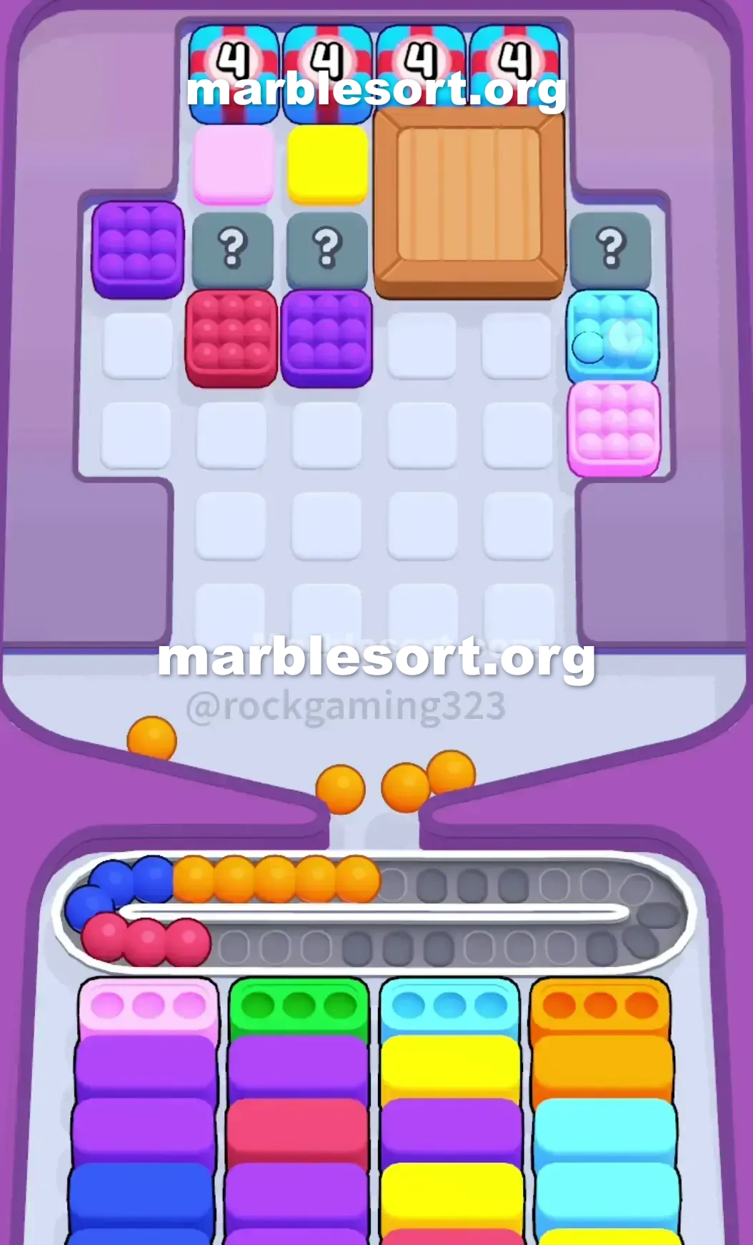 Marble Sort Level 168 screenshot 2