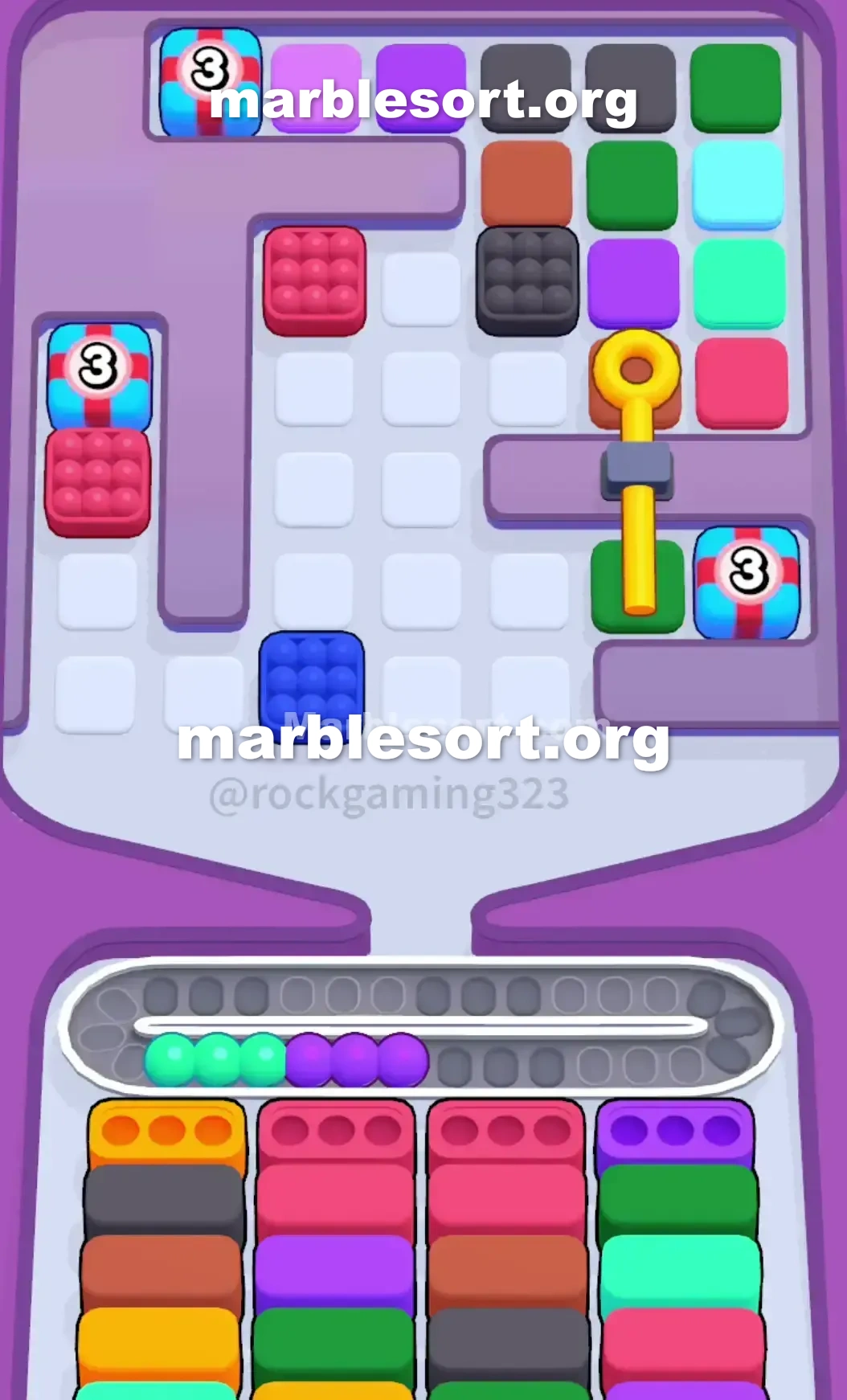 Marble Sort Level 169 screenshot 2