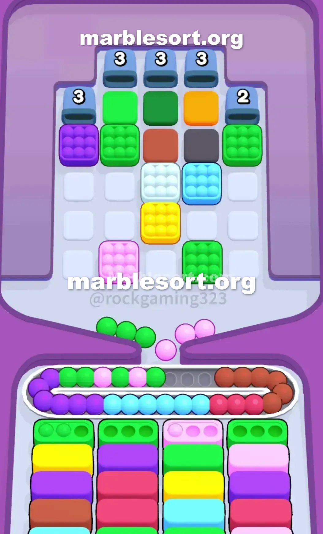 Marble Sort Level 173 screenshot 2