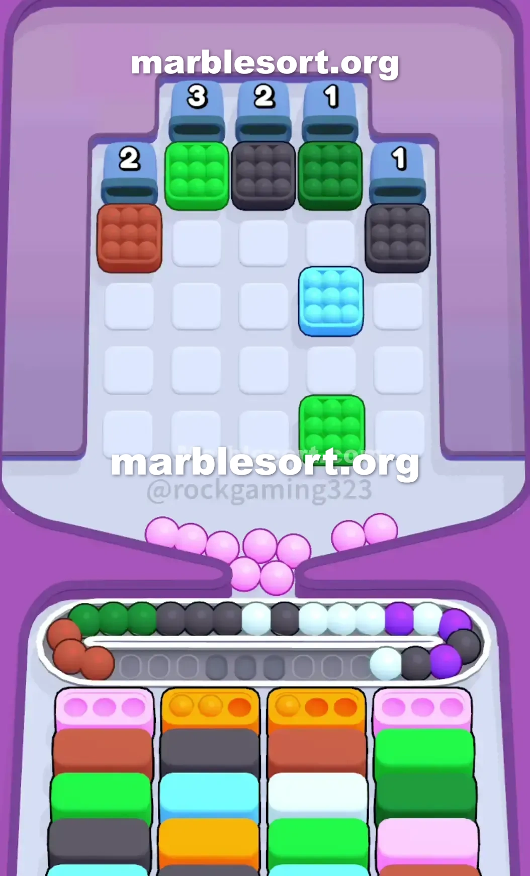 Marble Sort Level 173 screenshot 3