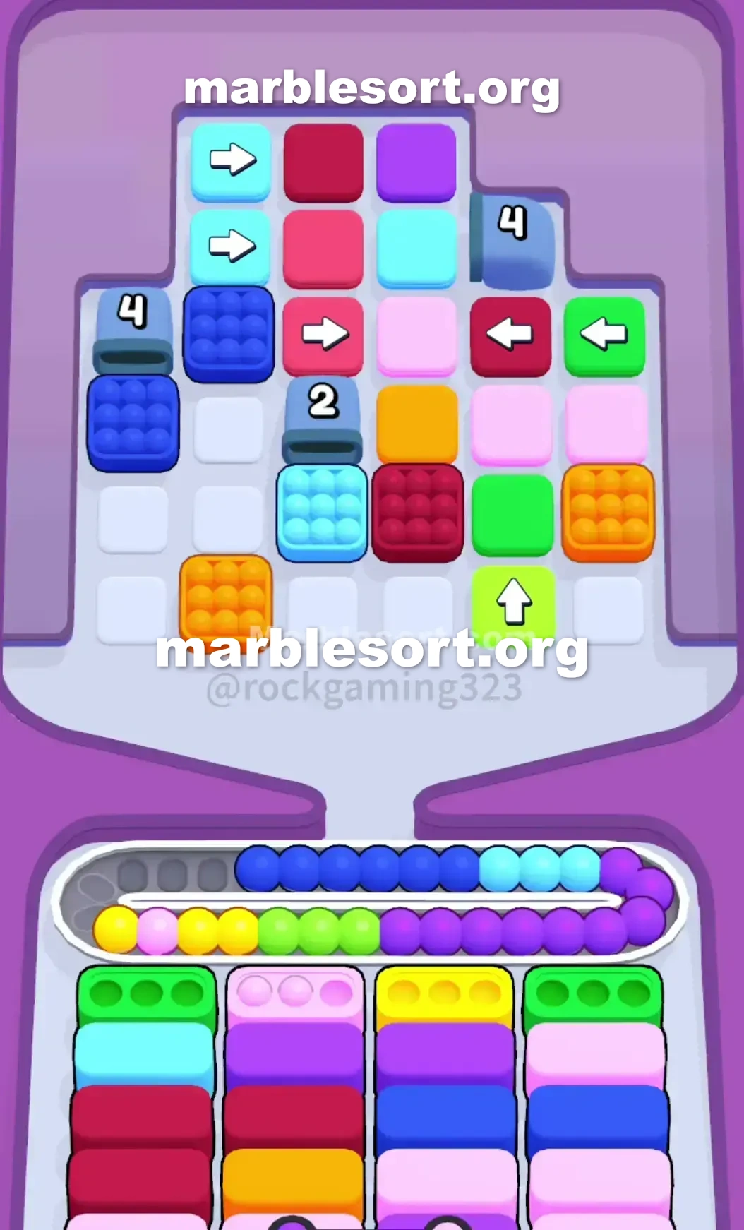 Marble Sort Level 176 screenshot 2