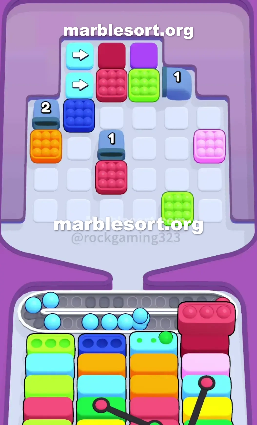 Marble Sort Level 176 screenshot 3