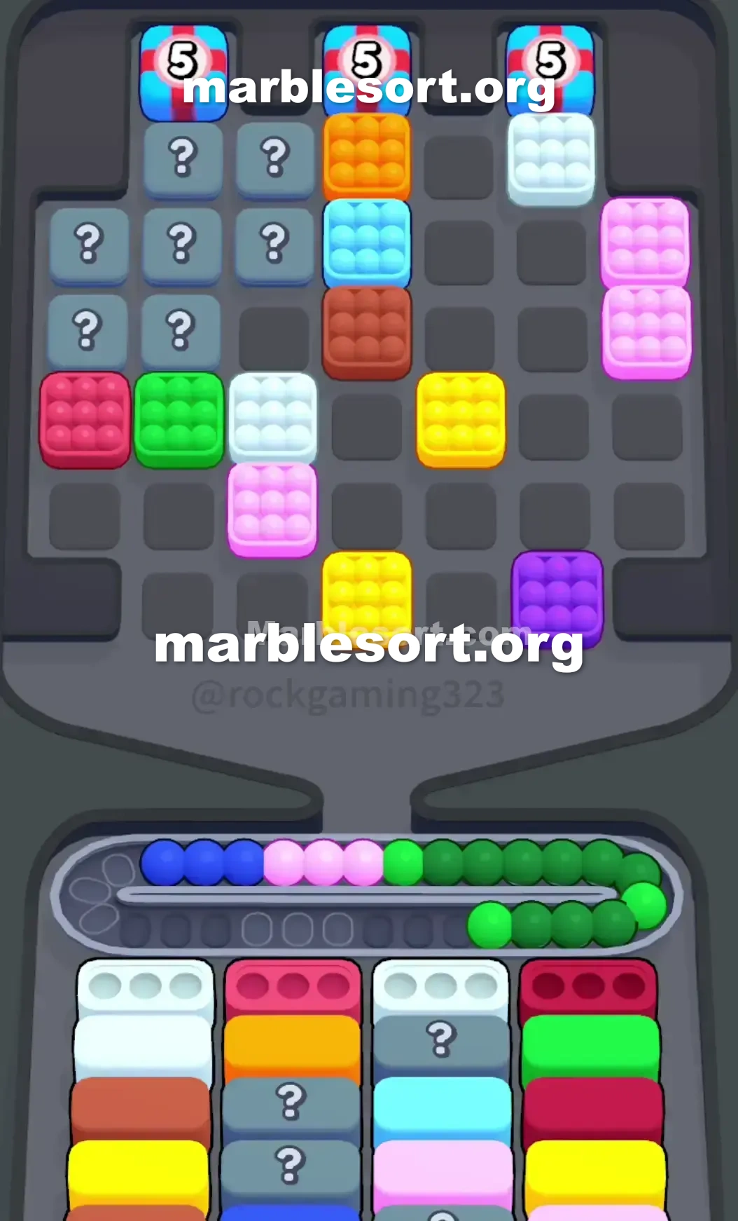 Marble Sort Level 180 screenshot 2