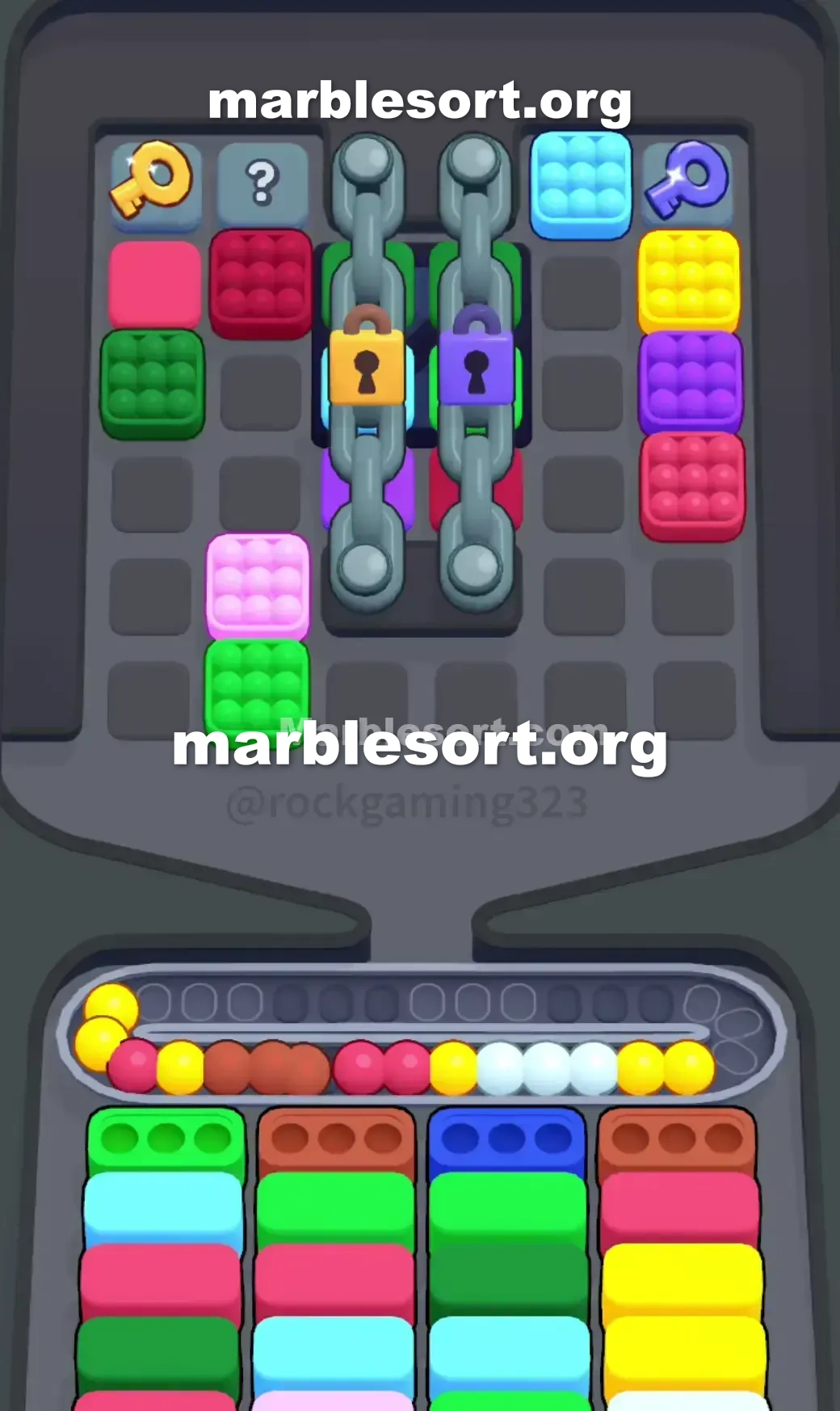 Marble Sort Level 184 screenshot 2