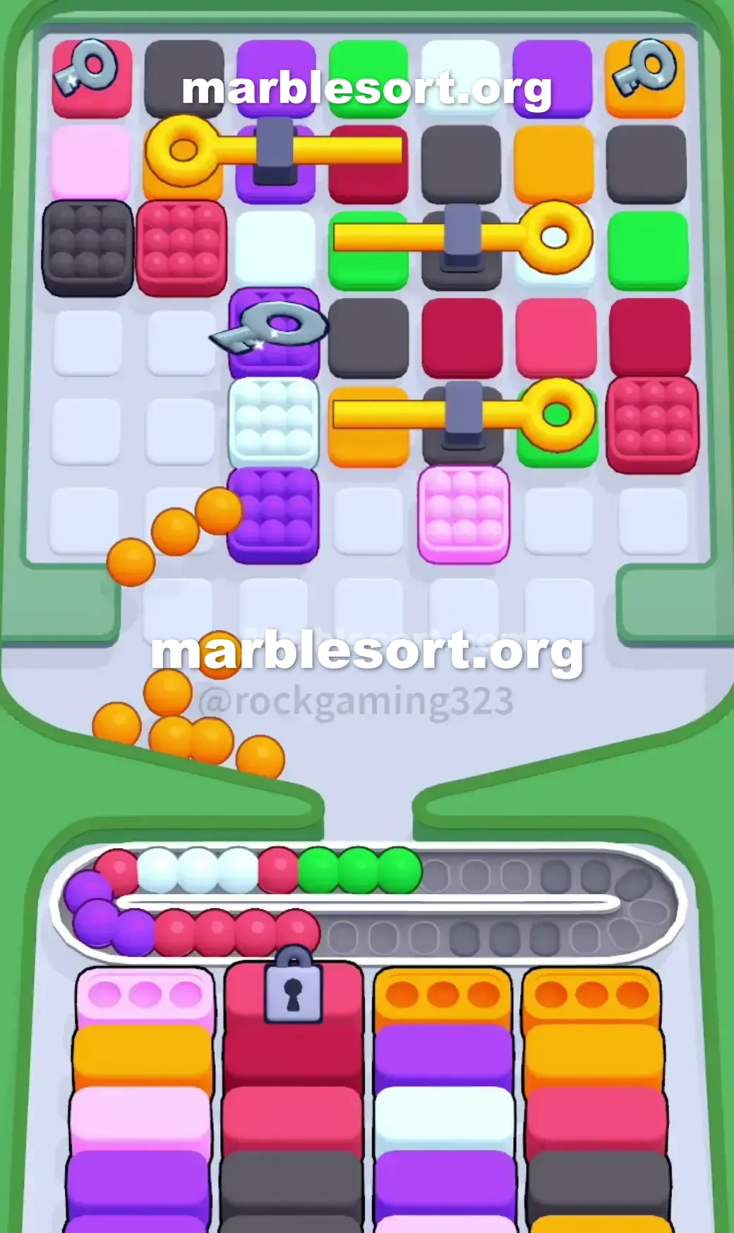 Marble Sort Level 186 screenshot 2