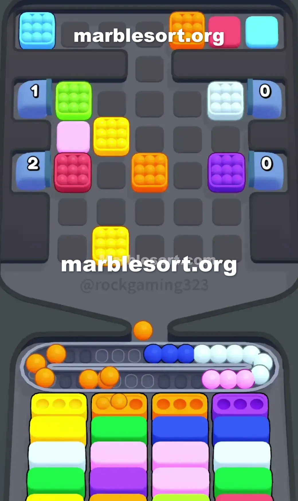Marble Sort Level 187 screenshot 3