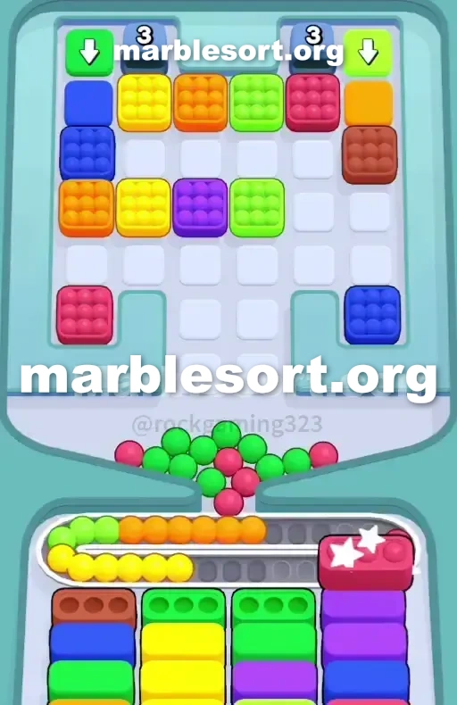 Marble Sort Level 195 screenshot 2