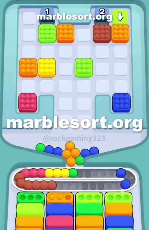 Marble Sort Level 195 screenshot 3