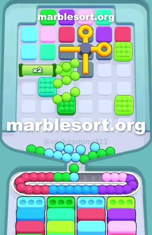 Marble Sort Level 196 screenshot 2