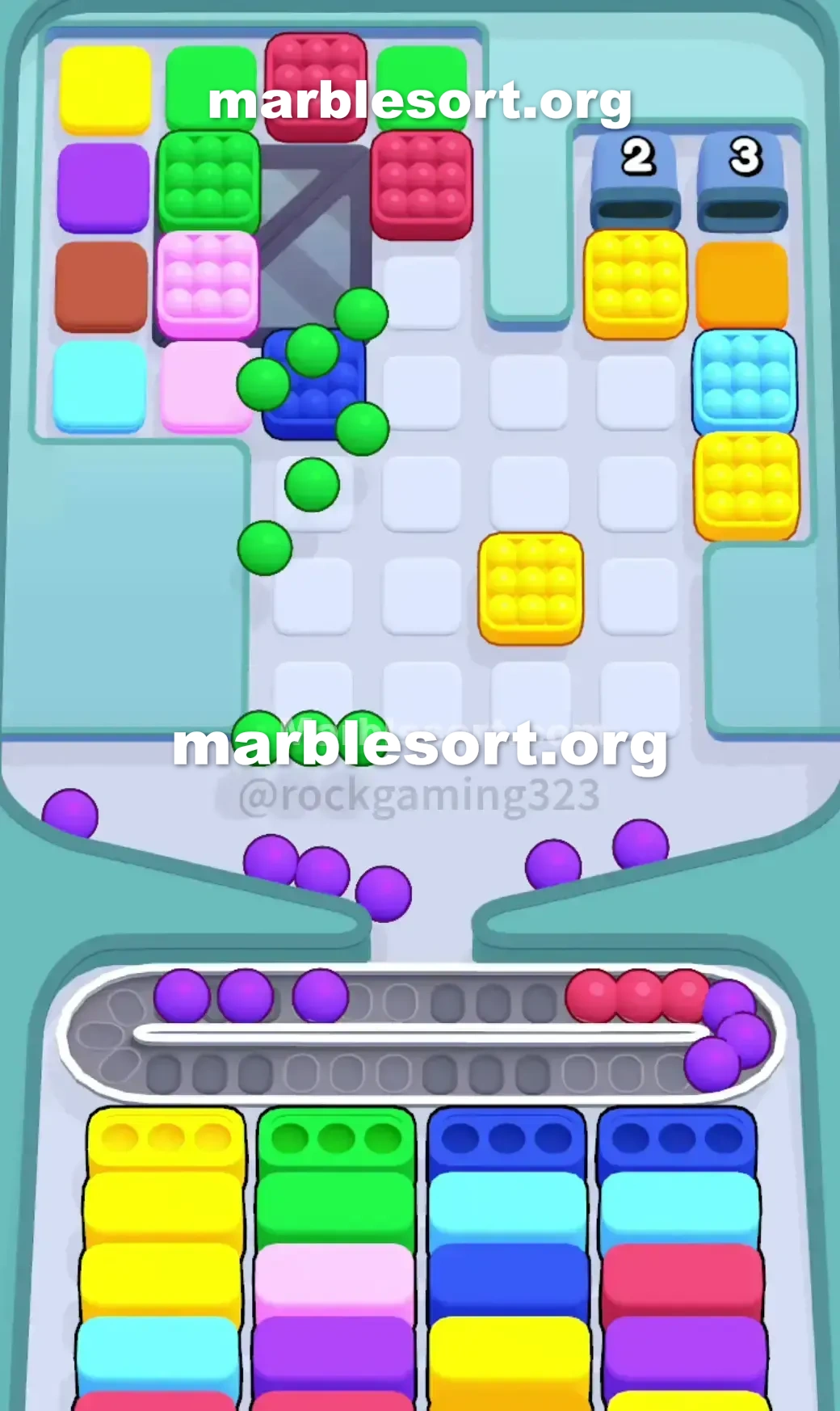 Marble Sort Level 198 screenshot 2