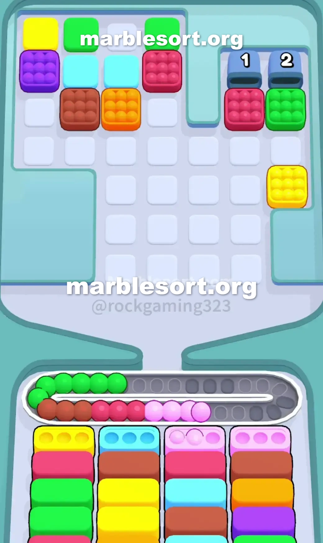 Marble Sort Level 198 screenshot 3