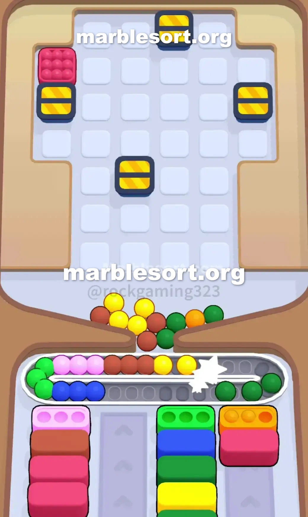 Marble Sort Level 203 screenshot 2