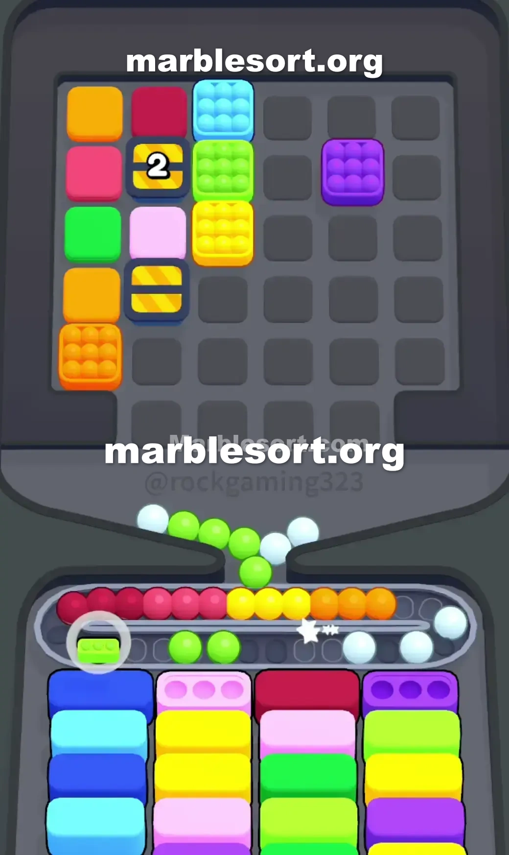 Marble Sort Level 204 screenshot 3