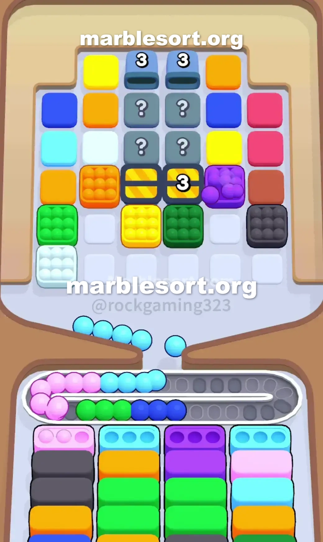 Marble Sort Level 206 screenshot 2