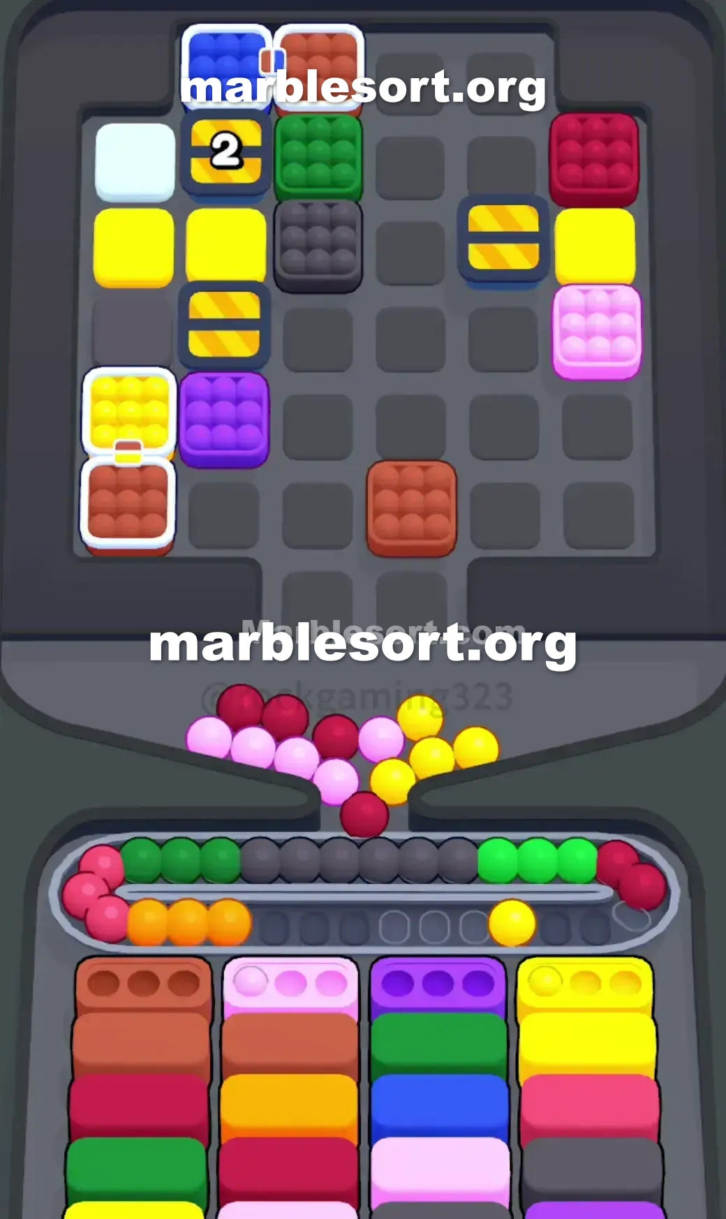 Marble Sort Level 207 screenshot 3