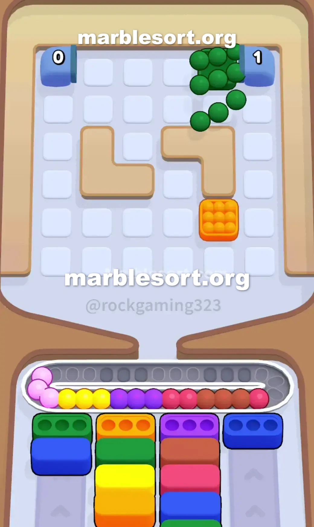 Marble Sort Level 208 screenshot 4